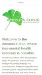 Mobile Screenshot of amendaclinic.com