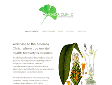 Tablet Screenshot of amendaclinic.com